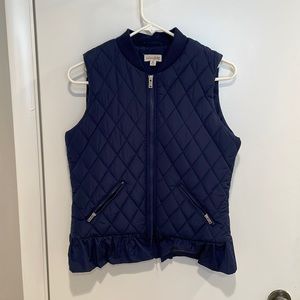 Women’s Navy Quilted Vest